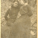 Lucy Combs and Annie Geiger near Marlinton, W.Va.