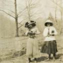 Fannie Golden and Friend at the Reunion Grounds in Marlinton