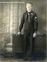 Portrait of Albert Moore&#039;s Son in WWII Military Uniform