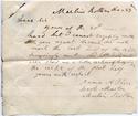 Letter Written by James A. Price in 1855 at Marlin&#039;s Bottom