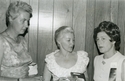 Three Unknown Women at Pearl S. Buck Visit to Pocahontas County in 1971 - Marlinton, W.Va.